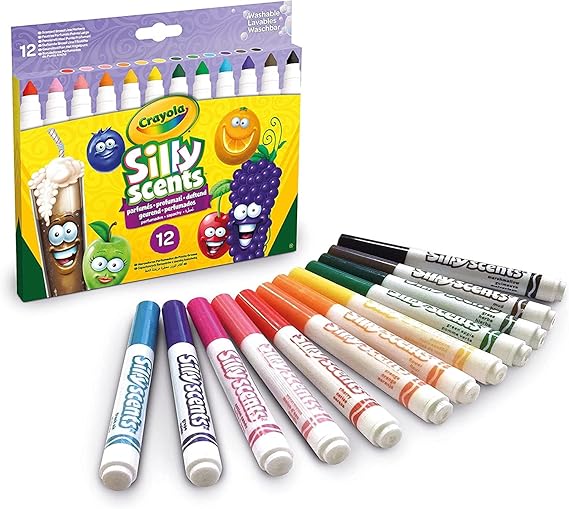 12Ct Washable Broadline Markers -CY 8337 | play-n-learn.net